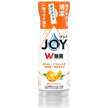 조이 W살균 식기용 세제 역방향 보틀 오렌지 본체 290ml P&G재팬