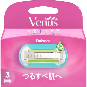 질레트 비너스 엠브레이스 매끈피부로 교체날 교체날3개입 P&G재팬