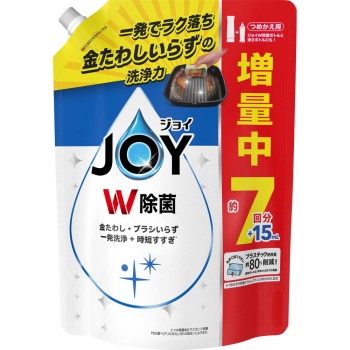조이 W살균 식기용 세제 리필 초특대 증량 945ml P&G재팬