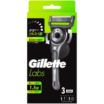 질레트 라보 각질제거 바 탑재홀더 교체날3개&스탠드 포함 P&G재팬