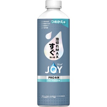 죠이 PRO 세정 식기용 세제 즉시 세척용 리필 390ml P&G재팬