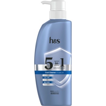 H&S 5in1 쿨 클렌즈 샴푸 펌프 340g P&G재팬
