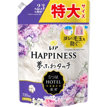 레노아 해피니스 꿈같이 부드러운 감촉 유연제 화이트 머스크 720mL P&G재팬