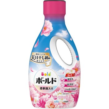 볼드 유연제 포함 세탁 세제 액체 화려한 햇살과 프리미엄 블로섬향 본체 680g P&G 재팬