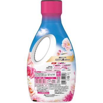 볼드 유연제 포함 세탁 세제 액체 화려한 햇살과 프리미엄 블로섬향 본체 680g P&G 재팬