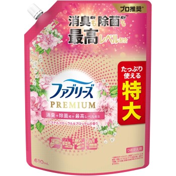 파브리즈 W 제균+소취 프리미엄 파스텔 플로럴&블로섬향 리필 초특대 610ml P&G 재팬