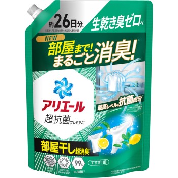 아리엘 젤 실내건조 플러스 초특대 사이즈 625g P&G 재팬