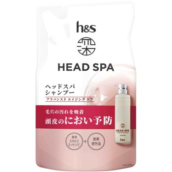 딥 헤드 스파 by h&s 어드밴스드 에이징 케어 샴푸 리필 350g P&G 재팬