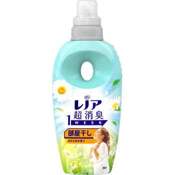 레노아 초소취 1week 실내건조 햇살향 본체 490ml P&G 재팬
