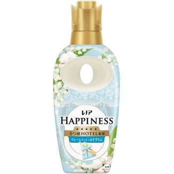 레노아 해피니스 꿈포슬포슬터치 워밍코튼&은방울꽃 향 본체 460ml P&G재팬