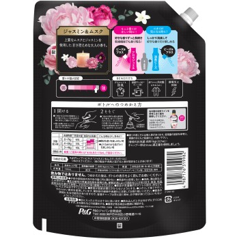 레노아 해피니스 꿈 부드러운 터치 자스민&머스크향 리필 초특대 720ml P&G 재팬