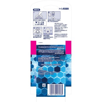 페브리즈 화장실용 소취제 프리미엄 시리즈+항균 프레쉬 클린 라벤더 리필 3개 팩 6.3ml×3 P&G재팬