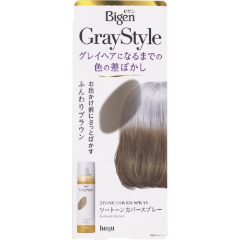 비겐 그레이 스타일 투톤 커버 스프레이 부드러운 브라운 95g 호유