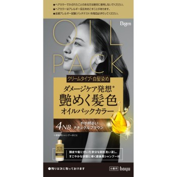 비겐 오일팩 컬러 4NB 약간 밝은 내추럴 브라운 55g+55g 호유