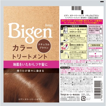 비겐 컬러 트리트먼트 내추럴 브라운 호유