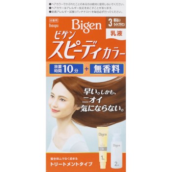 비겐 스피디컬러 유액 3 밝은 라이트브라운 40G+60ml 호유