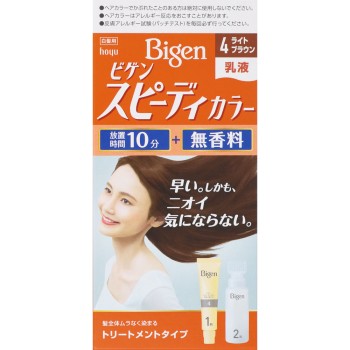 비겐 스피디 컬러 유액 4 라이트 브라운 40g+60ml 호유