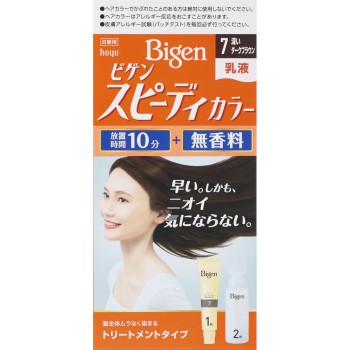 비겐 스피디 컬러 유액 깊은 다크 브라운 40G+60mL 호유