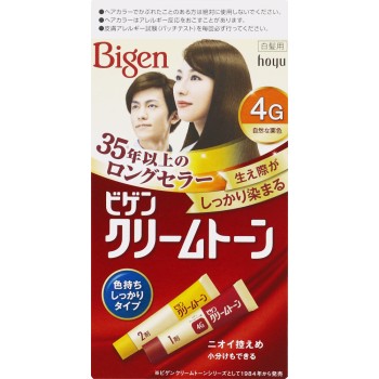 비겐 크림 톤 4G 자연스러운 밤색 40g+40g 호유