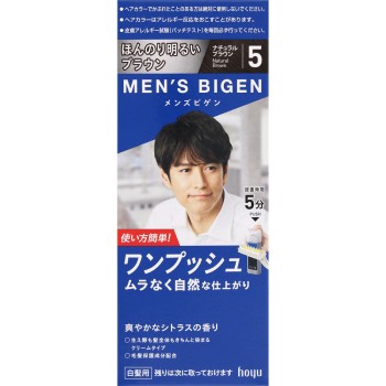 맨즈비겐 원푸시 5 내추럴브라운 40g+40g 호유