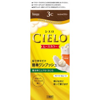 시엘로 무스 컬러 3C 카라멜 브라운 50g+50g 호유