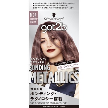 got2b 본딩 메탈릭스 헤어 컬러 라벤더 쿼츠 55g+110ml 헨켈재팬