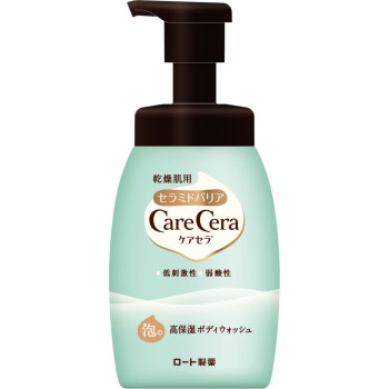 케어세라 폼 고보습 바디워시 450ml 로토제약
