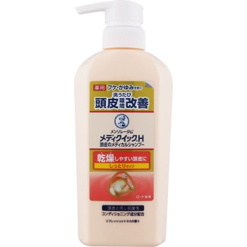 맨소래담 메디큐크 H 두피 메디컬 샴푸 촉촉 펌프 320ml 로토제약