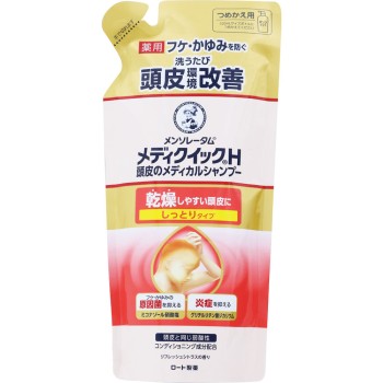 맨소래담 메디퀵 H 두피 메디컬 샴푸 촉촉 리필 280ml 로토제약