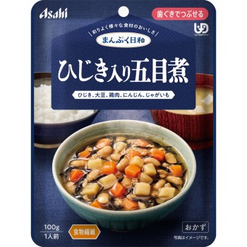 만푸쿠히요리 히지키 함유 다섯 가지 조림 100g 와코도