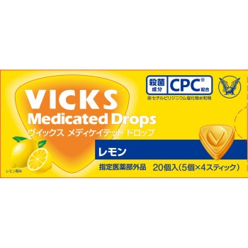 빅스 메디케이티드 드롭 레몬 20개 다이쇼제약