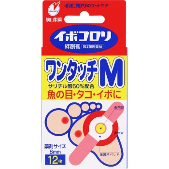 MK 이보코로리반창고 원터치 M 12매 요코야마제약