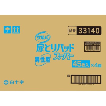 살바 소변 패드 슈퍼 남성용 케이스 45매 백십자