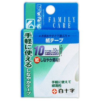 FC 종이 테이프 10mm×10m 백십자