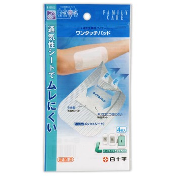 패밀리 케어 원터치 패드 L 4매 백십자