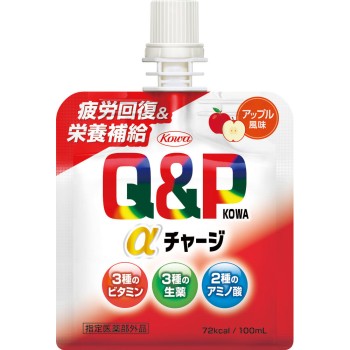 큐피코와알파차지 애플풍미 100mL 코와