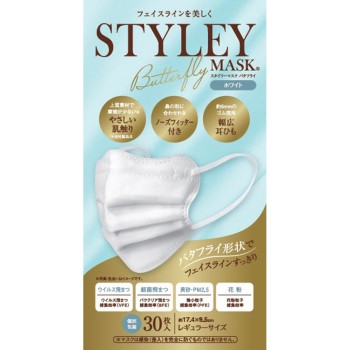 STYLEY 마스크 Butterfly 30매입 야마토 공업