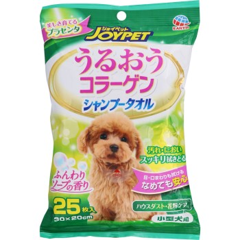 JOYPET 샴푸 타올 소형견용 25매 어스 펫