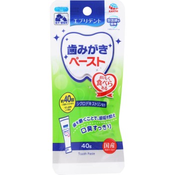 에브리 덴트 이 닦기군 치약 페이스트 40g 어스펫