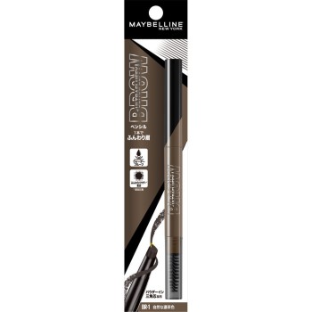 메이블린 패션 브로우 파우더 인 펜슬 N BR-1 자연스러운 진한 갈색 메이블린