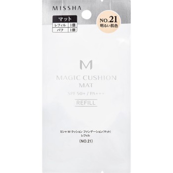 미샤 M 쿠션파운데이션 리필 매트 No.21 15G 미샤재팬