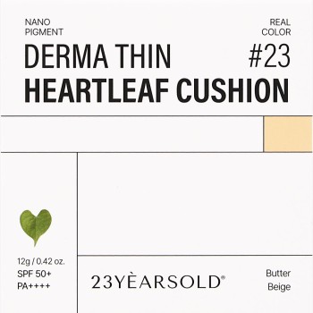 23yearsold 다마신하트리프쿠션 23호 버터베이지 _